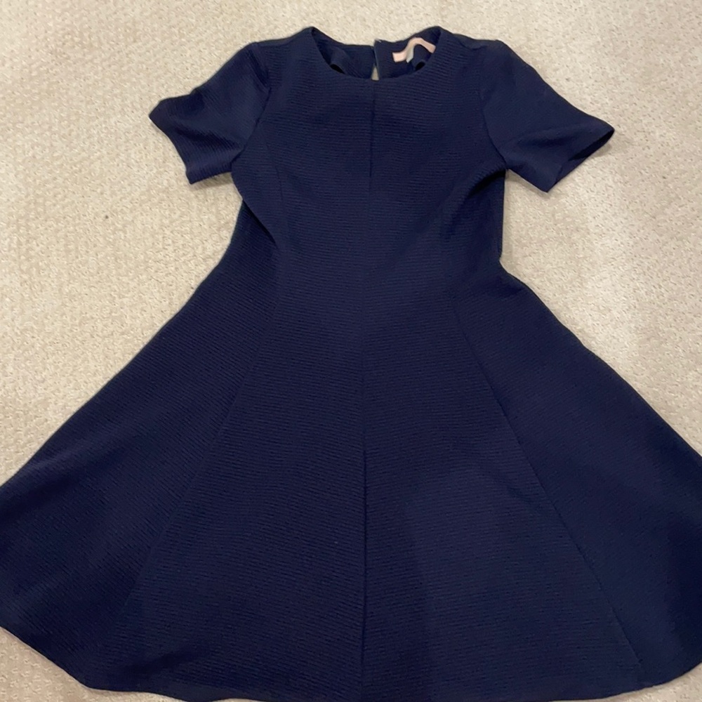 Lightly used XS navy blue work dress.